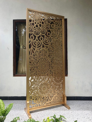 Jual Sekat Pembatas Ruangan Pattern Islamic Arabic CNC Sketsel Dekorasi ...