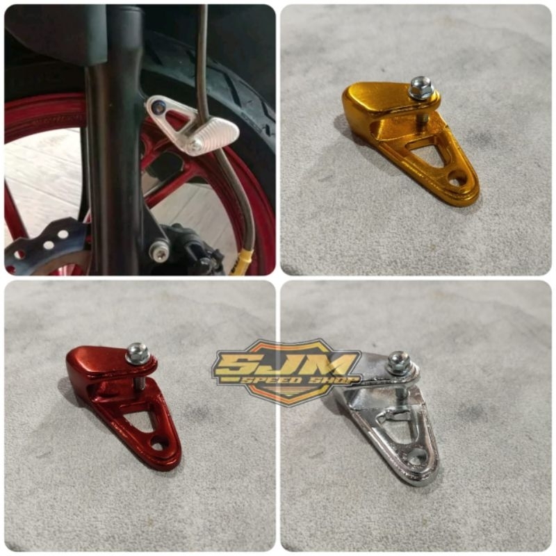 Jual Breket slang rem klem slang rem cnc aluminium universal | Shopee ...