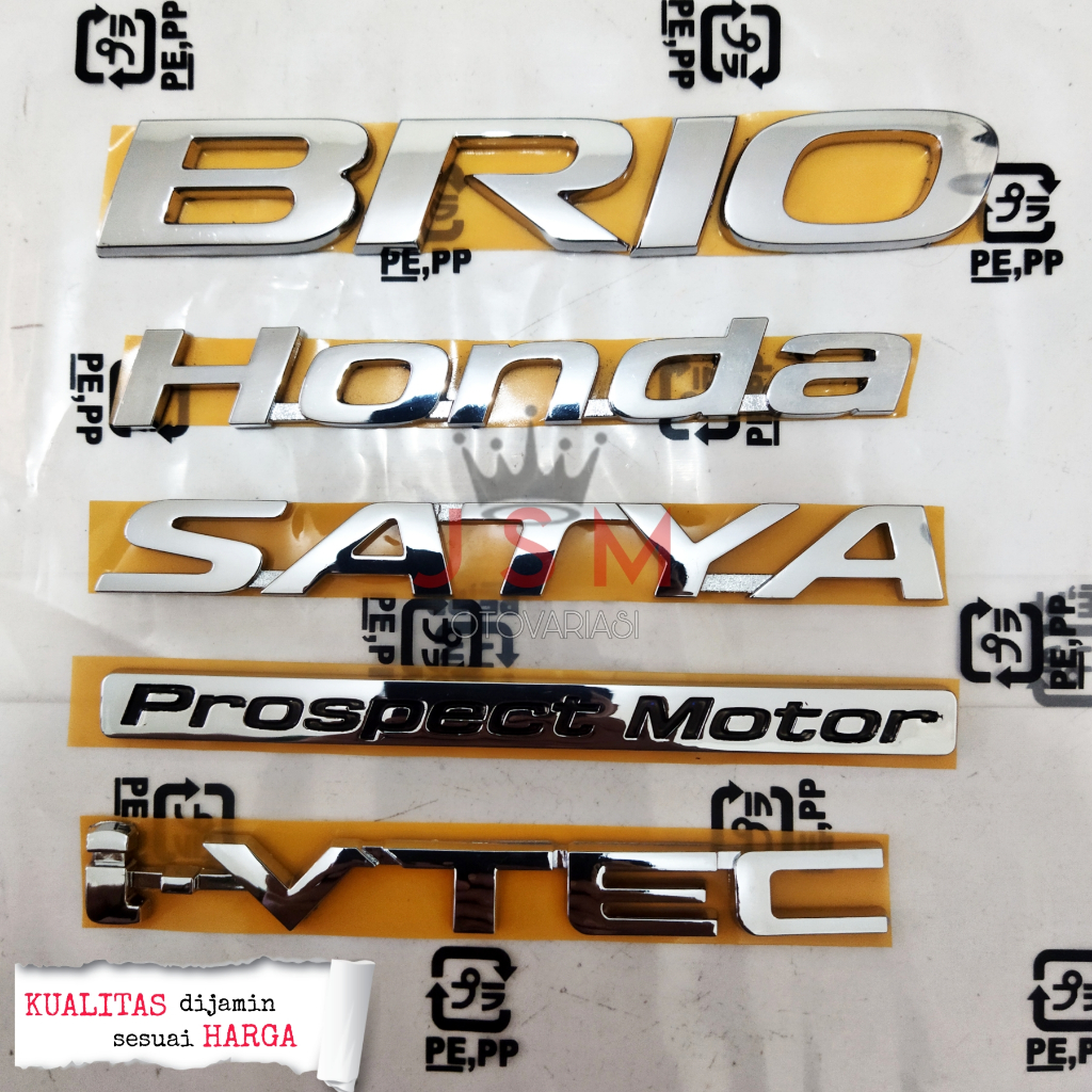 Jual Embem BRIO Original Honda Brio/ Emblem Bagasi Honda Brio/ Emblem ...