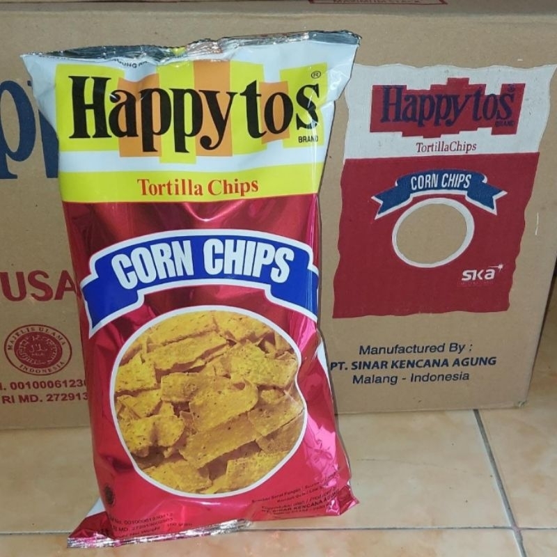 Jual Snack Happy Tos Tortilla Chips Merah 160 Gr Shopee Indonesia