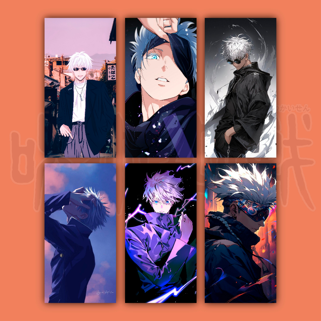 Jual Poster Gojo Satoru Anime Jujutsu Kaisen Hiasan Dinding Kayu 10 x ...