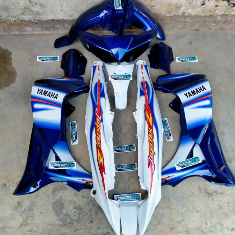 Jual bodi body full set yamaha jupiter z new burhan plus bubble warp