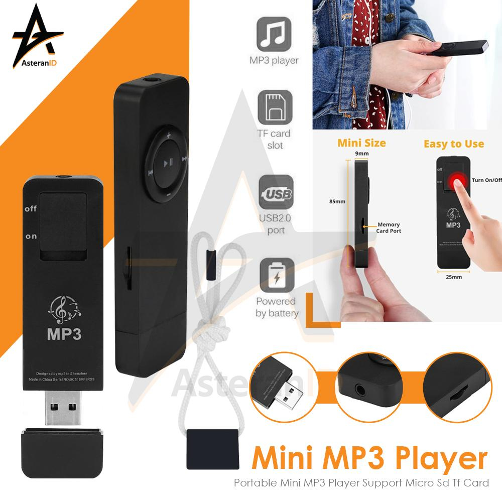 Jual Portable Mini MP3 Player Support Micro Sd Card For Music Data ...