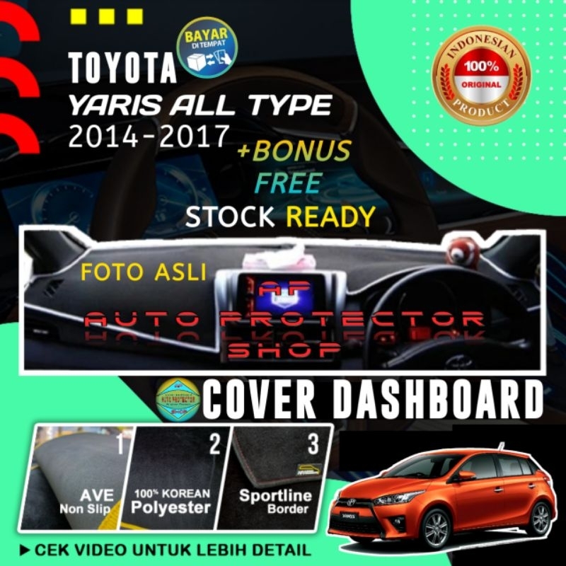 Jual Cover Dashboard Toyota Yaris Trd Sportivo Lele Gen