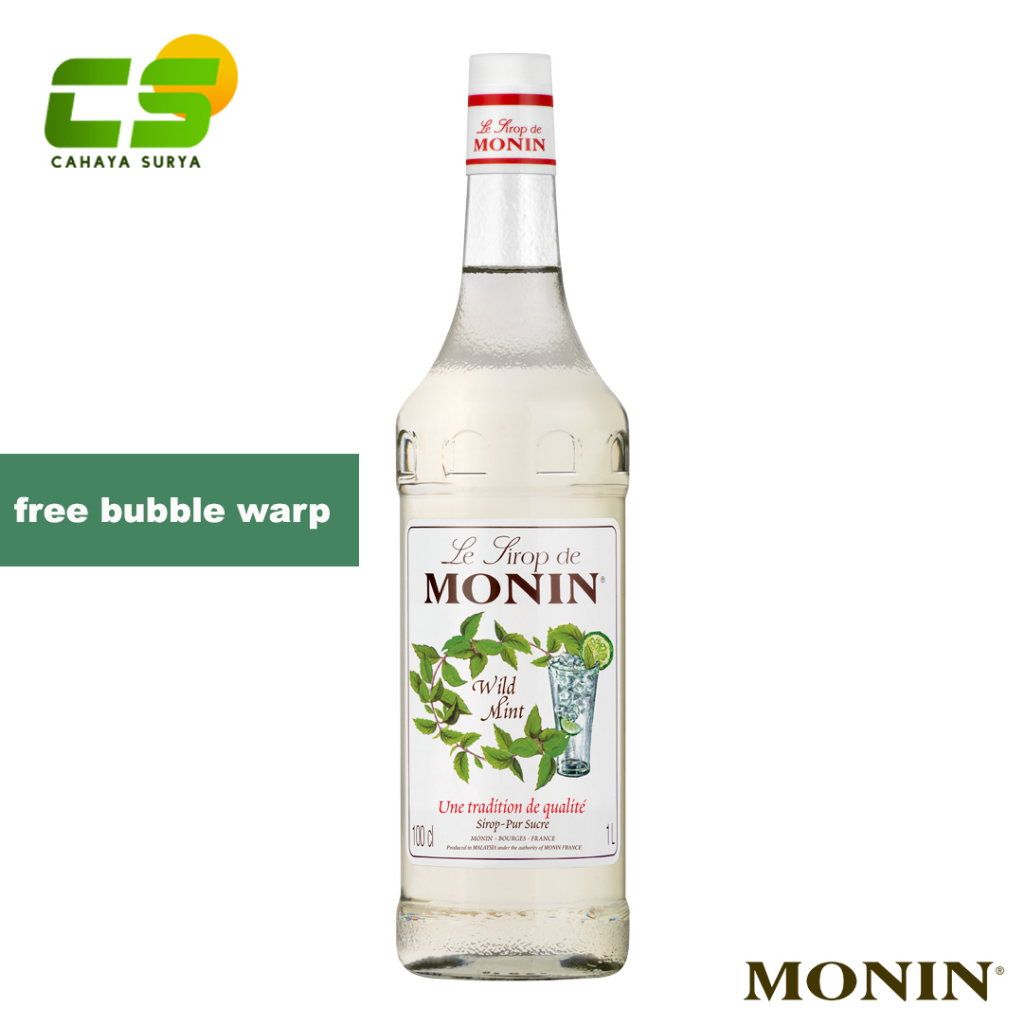 Jual Monin Syrup/Sirup Wild Mint Syrup 1000 ml / 1 Liter Shopee