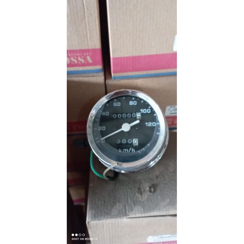 Jual SPEEDOMETER BULAT MERK TOSSA ORI / ASSY (T21-3) / SPEEDOMETER ...