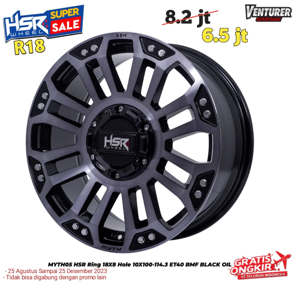 Jual Velg Mobil Hsr Myth R Pcd X Untuk Outlander X Trail