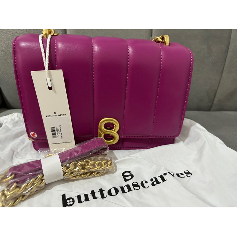 Jual Nora Bag Buttonscarves As Is Shopee Indonesia