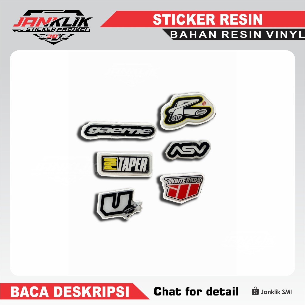 Jual Sticker Timbul Resin Emblem Filter Box Helm Shopee Indonesia