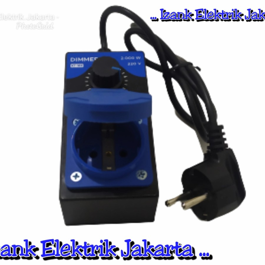 Jual Dimmer 2000w pengatur kecepatan bor grinda mesin dinamo kipas ...