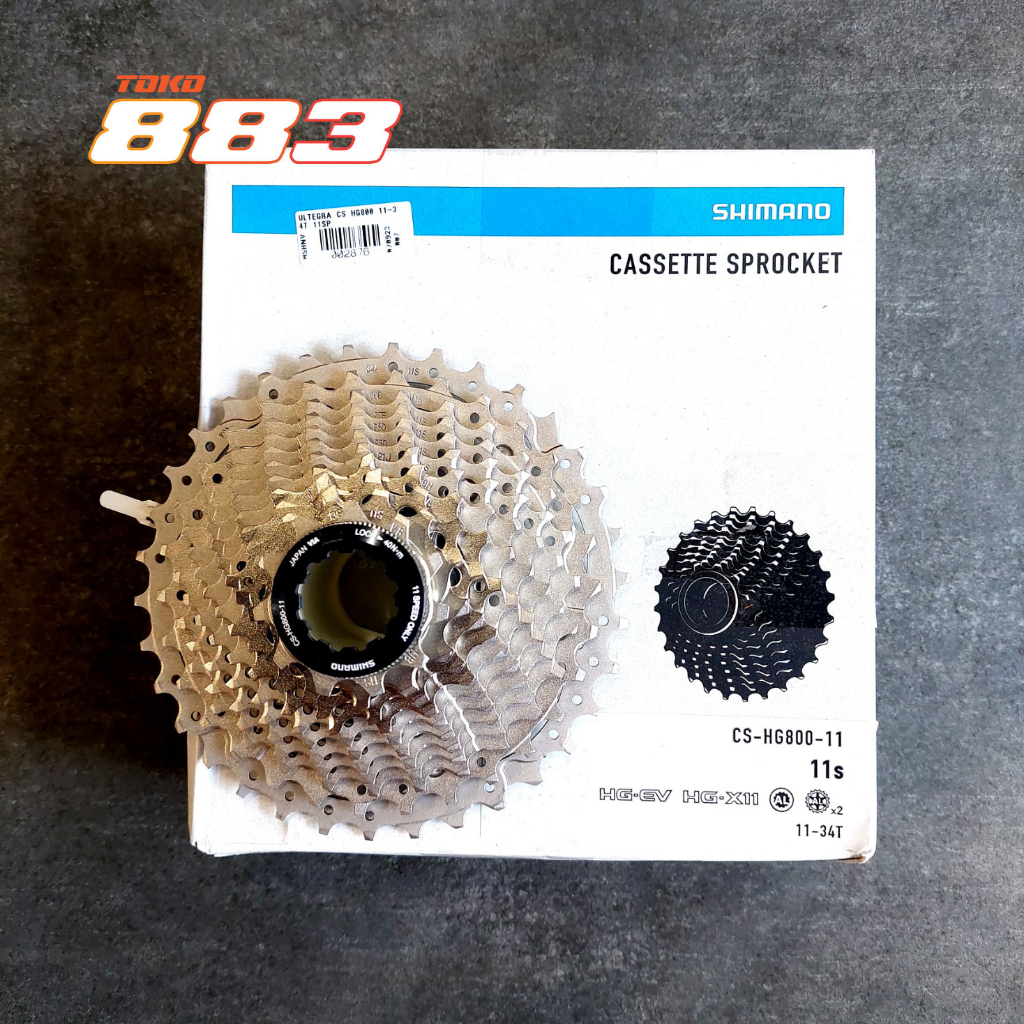 Cassette Shimano CS-HG800-11 11/34 - 11 Vitesses, Occasion, Pour Vélo De Route