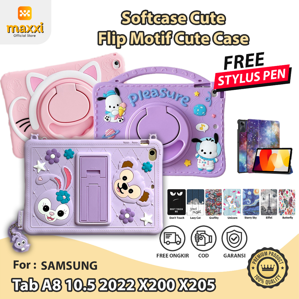Jual Casing SAMSUNG Galaxy Tab A8 10.5 Inch 2022 X200 X205 Bonus Banyak ...