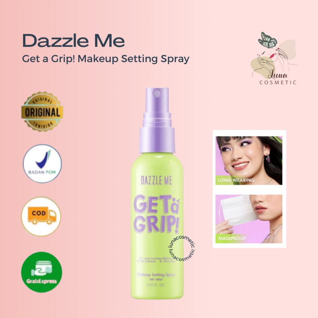 Jual Dazzle Me Get A Grip Makeup Setting Spray Beauty Protecting 4 X Hydrating Makeup Mist 2519