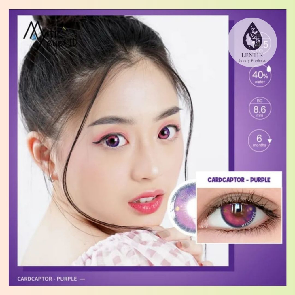 Jual Softlens Mystic Eyes Cardcaptor Normal Free Lenscase Shopee Indonesia