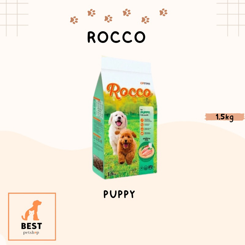 Jual rocco dog food puppy 1.5kg freshpack Shopee Indonesia