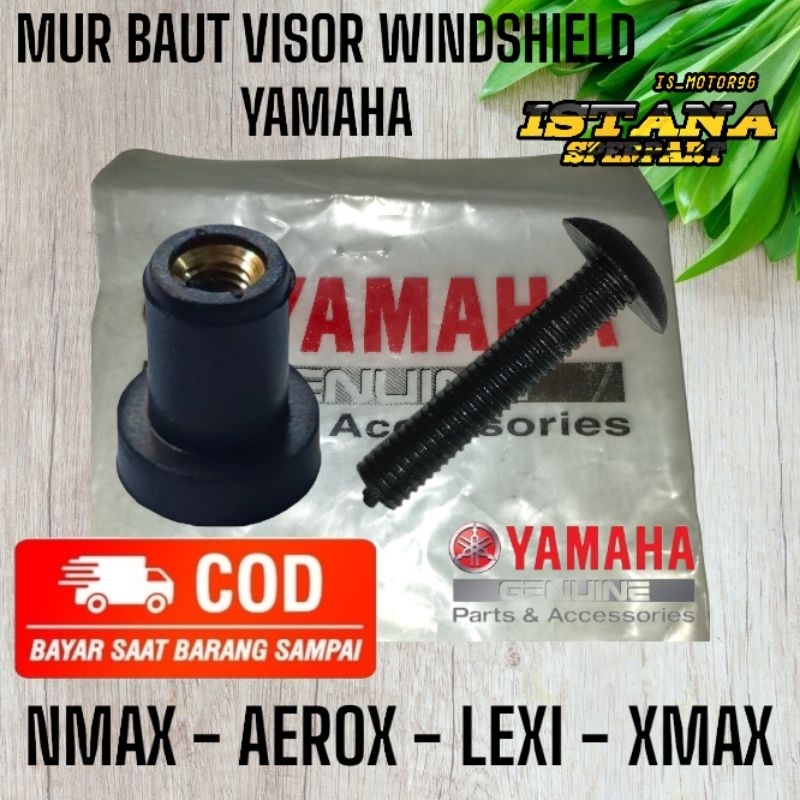 Jual Mur Baut Karet Peredam Visor Windshield Yamaha Nmax Aerox Lexi Xmax R R Shopee Indonesia