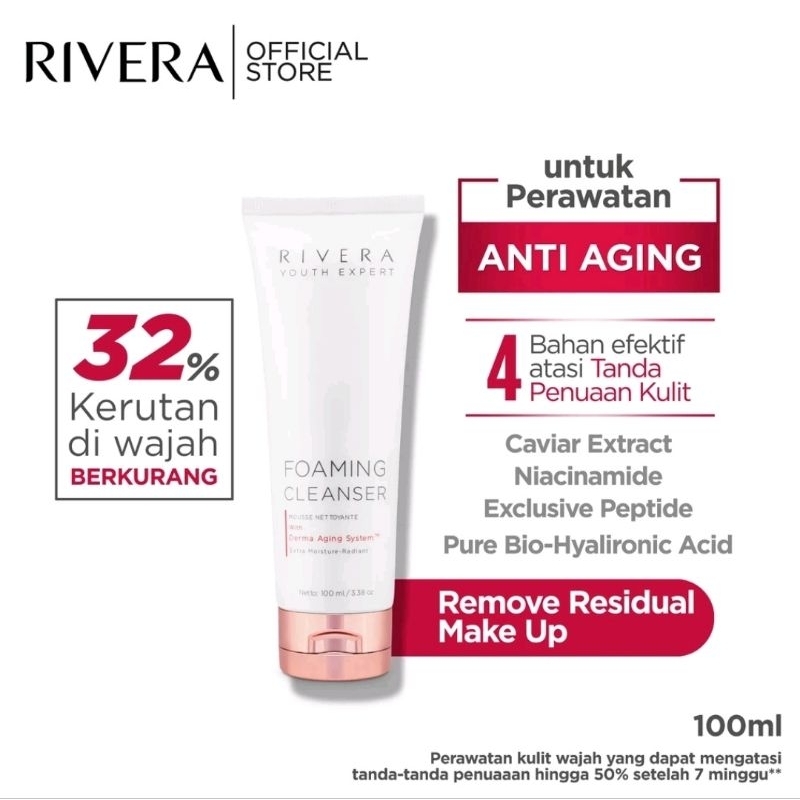 Rivera Youth Expert Foaming Cleanser - 100 ml
- Sabun Cuci Muka Anti Aging