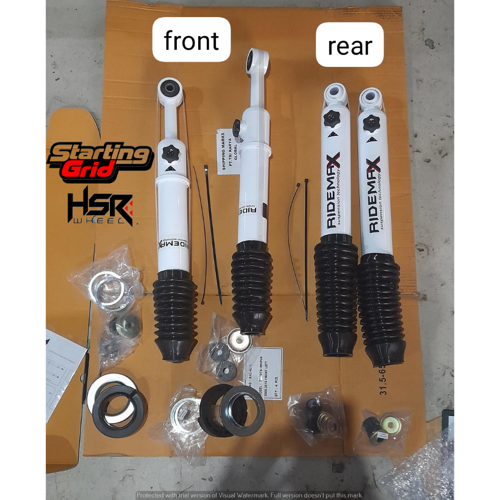 Jual Shock Breaker HSR RIDEMAX Fortuner - Shockbreaker Mobil - High Low ...