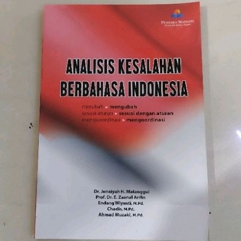 Jual Buku Analisis Kesalahan Berbahasa Indonesia By Junaiyah Matanggui ...