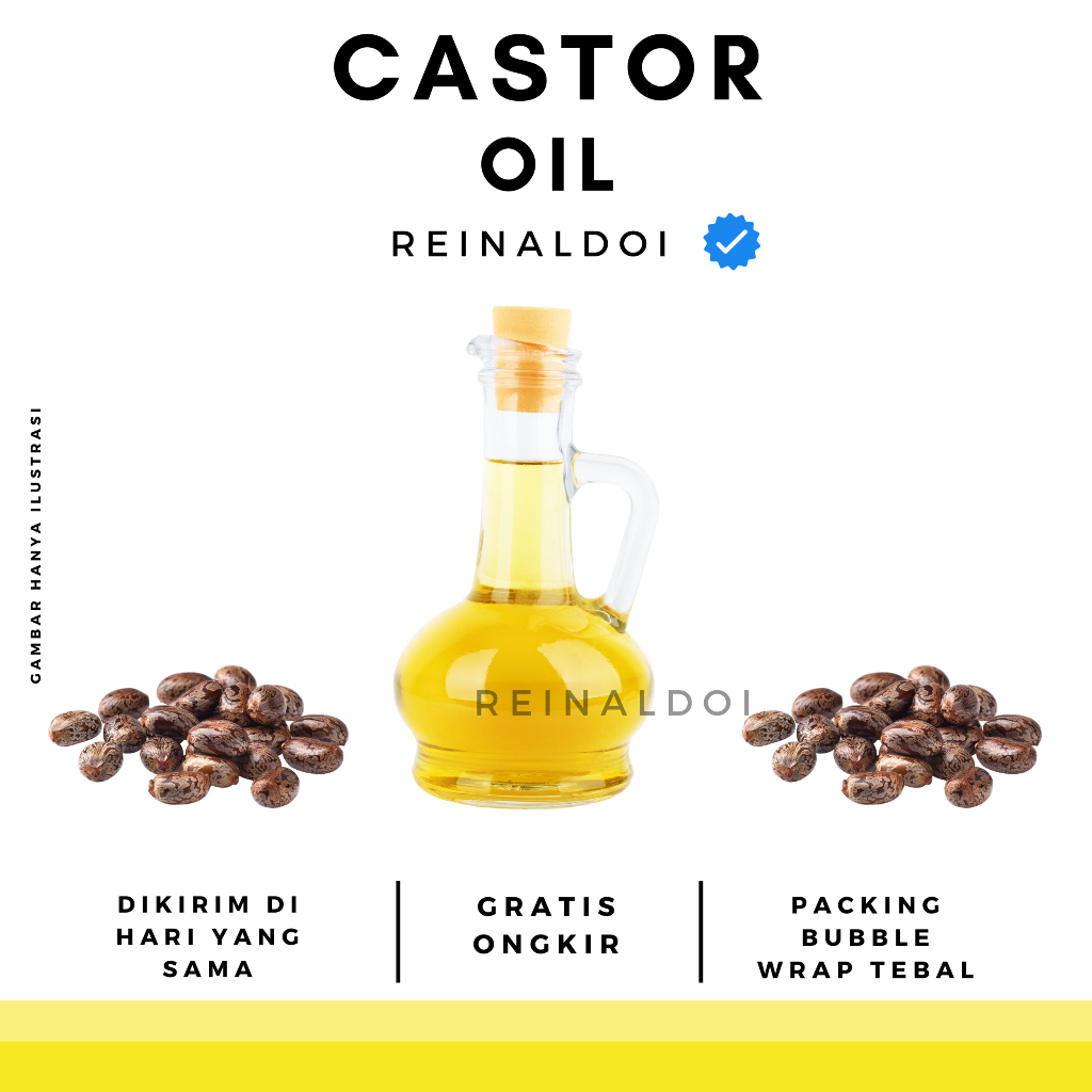 Jual Castor Oil Minyak Jarak Vitamin Rambut 100 ML Shopee Indonesia
