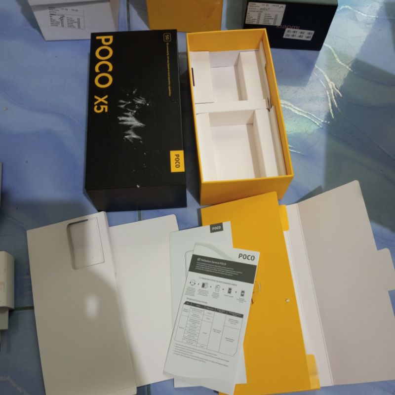 Jual Dus Box Xiomi Poco X5 ORI copotan bekas | Shopee Indonesia