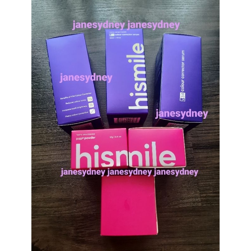 Jual [READY STOCK BISA GOSEND] Hismile V34 Colour Corrector Teeth Serum ...
