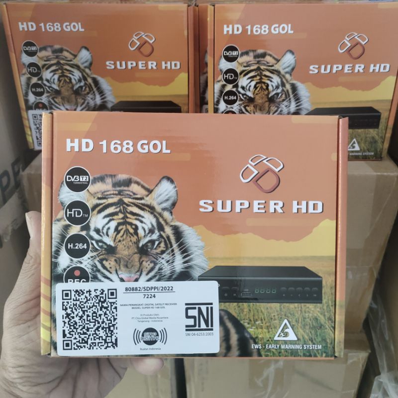 Jual STB Set Top Box HARIMAU / KOMODO SUPER HD 168 GOAL DVBT2 SALURAN