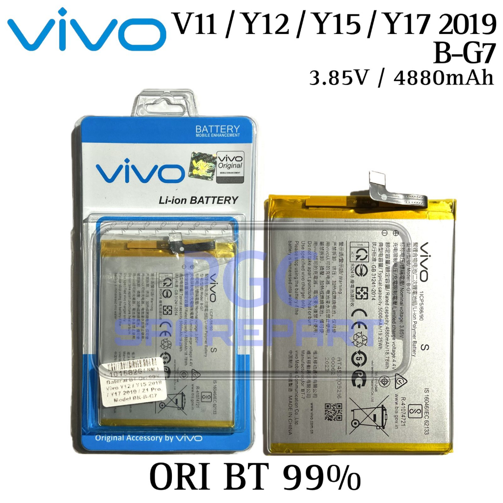 Jual Baterai Original BT 99% Vivo Y12 / Y15 / Y17 / Z1 Pro / V15 / B-G7 ...