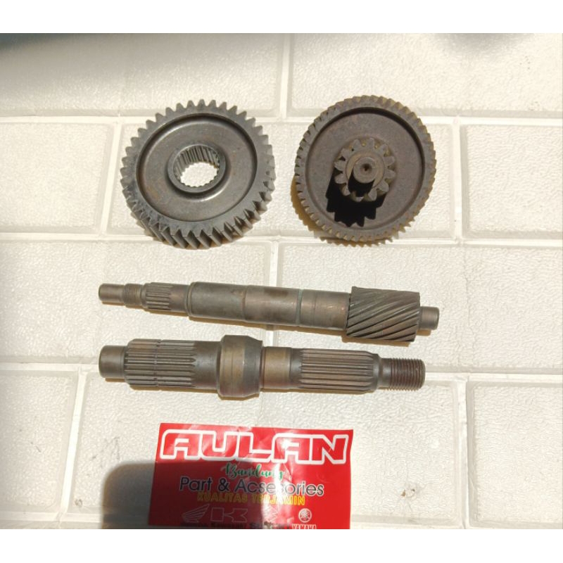 Jual Gigi rasio 1 paket gardan Gear Bok rasio Mio M3 Fino F1 X-Ride 125 ...