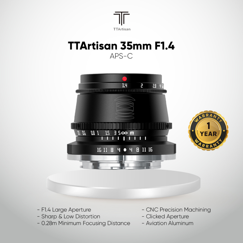 Jual TTArtisan 35mm F1.4 APSC Lens for Fuji FX Mount Shopee Indonesia