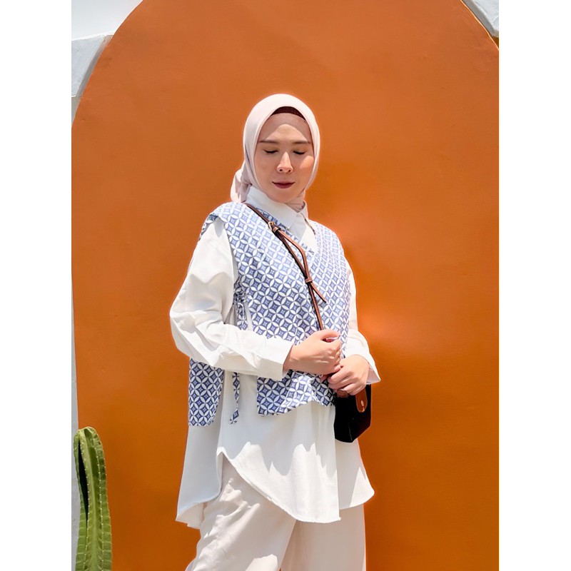 Jual Outer Batik Rompi Tali Samping | Shopee Indonesia