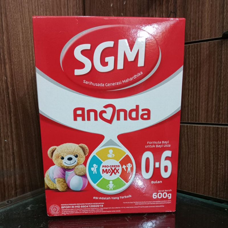 Jual SGM Ananda 1 - 600g (0-6 bulan) | Shopee Indonesia
