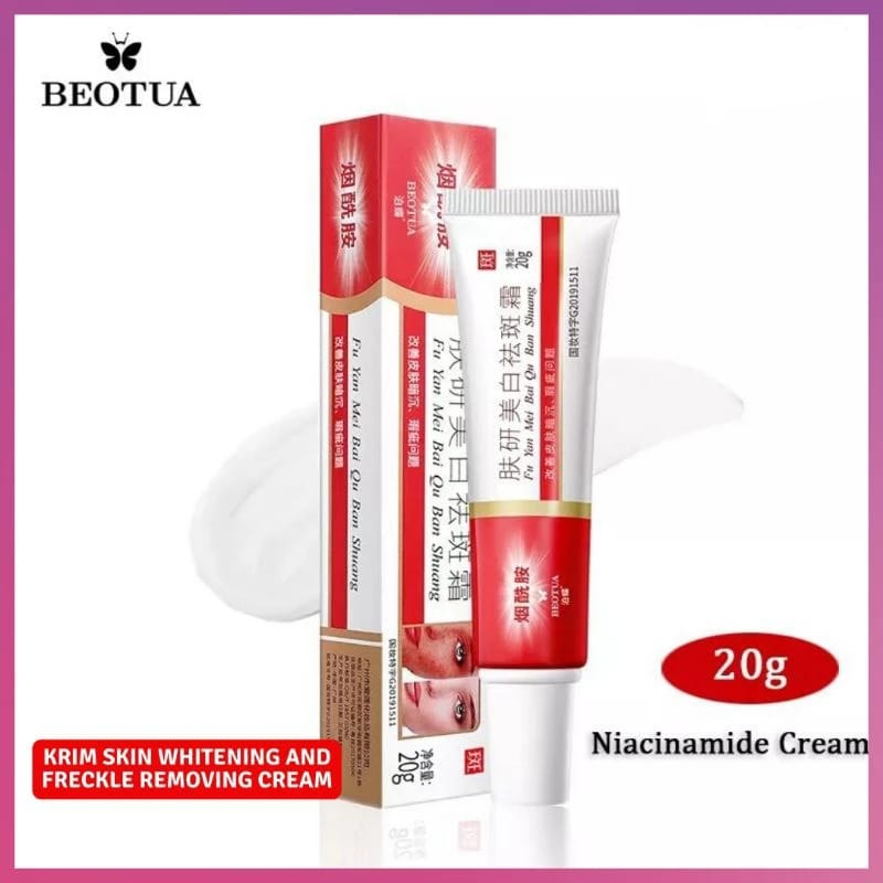 Jual BEOTUA Krim Penghilang Flek Hitam 20g - Salep Obat Fu Yan Mei Bai ...