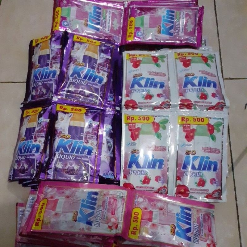 Jual SO KLIN LIQUID (1 RENTENG ISI 12 ) | Shopee Indonesia