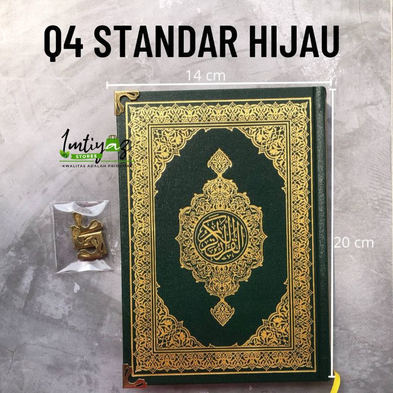 Jual Mushaf Asli Cetakan Madinah Q4 Standar Hijau Al Quran Madinah ...