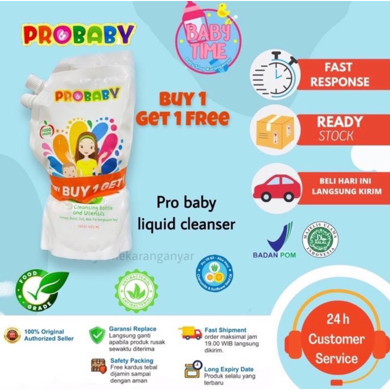 Jual Probaby Baby Liquid Cleanser Sabun Pencuci Botol Dot Bayi Sabun ...