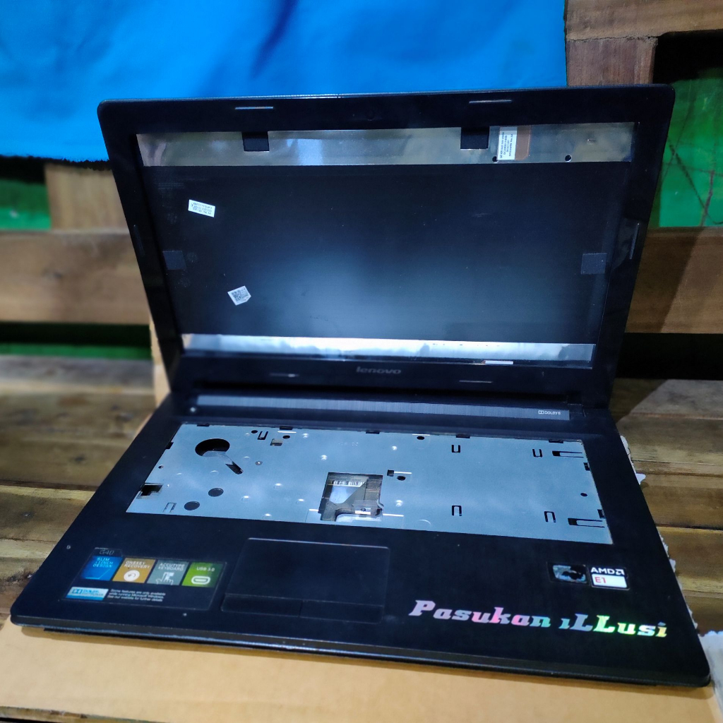 Jual Casing laptop lenovo G40 45 G40 engsel kokoh utuh no repair