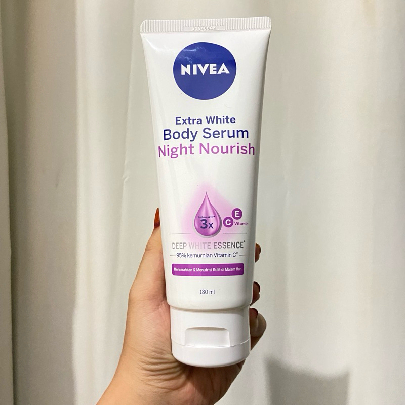 Jual Nivea Extra White Body Serum Night Nourish Ml Shopee Indonesia