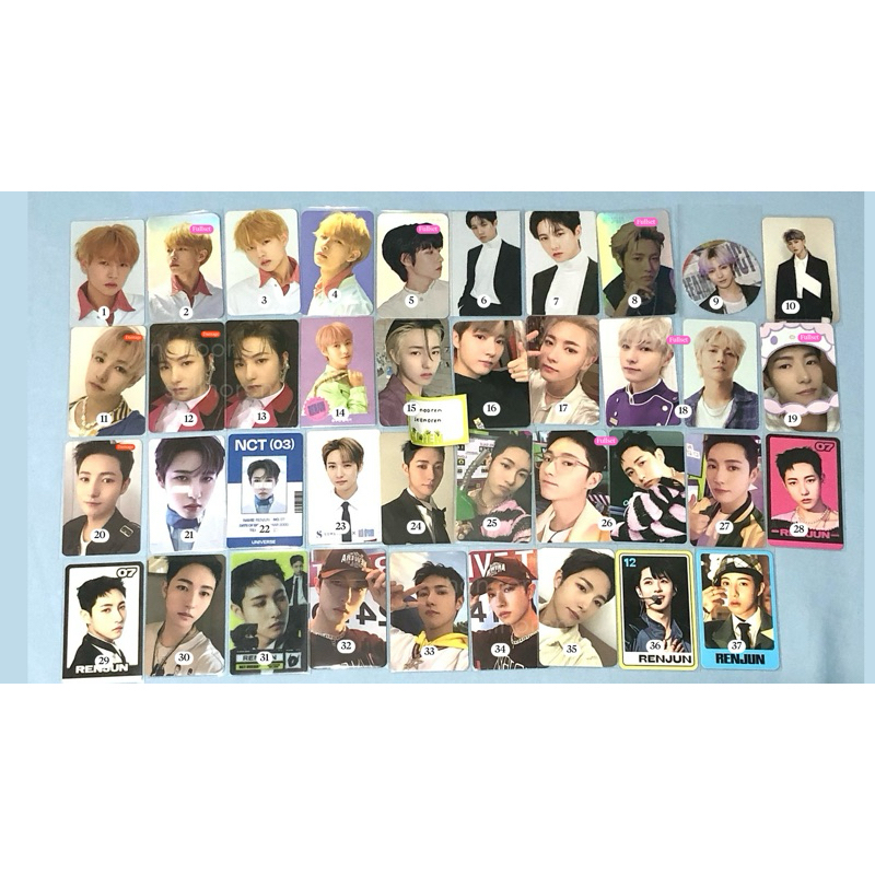 Jual renjun pc photocard official nct dream glitch mode glimo smcu ...