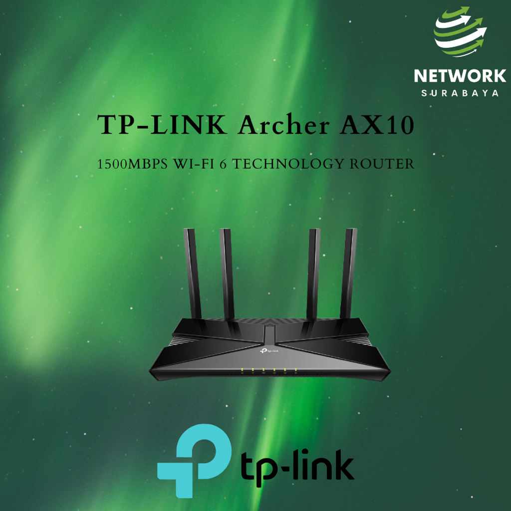 Jual TP-Link Archer AX10 AX1500 Wi-Fi 6 Router | Shopee Indonesia
