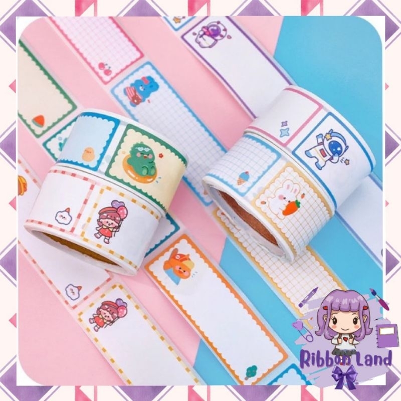 Jual (Isi 60) Label Kertas Stiker Tulis Nama Serbaguna Praktis Penanda ...