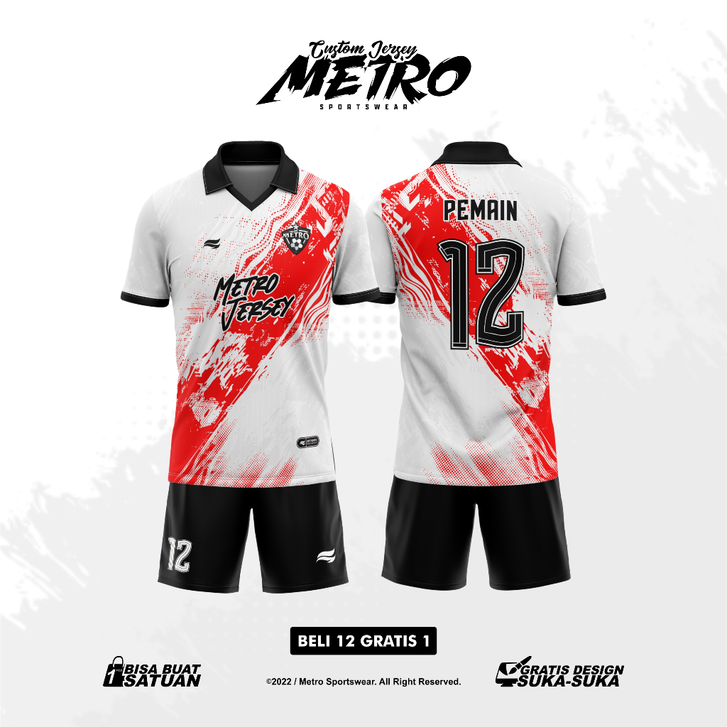 Baju Jersey Bola Sepak Shopee Jual Jersey Sepak Bola Free Design