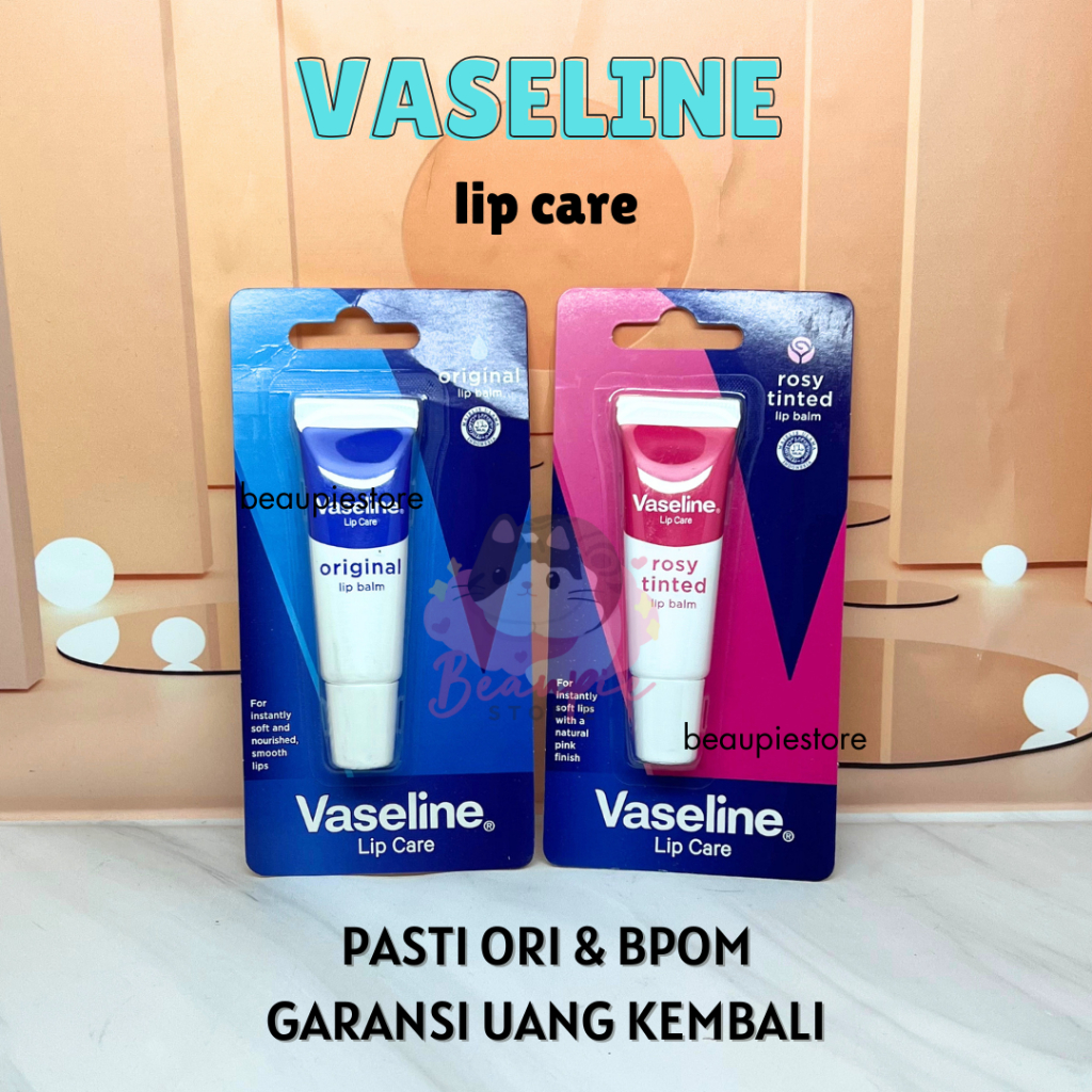 Jual Vaseline lip care Lip Balm Original / Rosy Tinted Shopee Indonesia