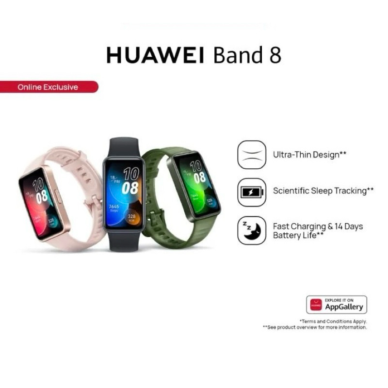 MOTONG Compatible with Huawei Band 8 Replacement Band - Silicone  Replacement Wrist Band Strap Compatible with Huawei Band 8/7/6 / Honor Band