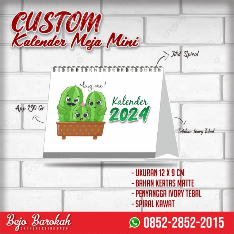 Jual KALENDER MEJA MINI / KALENDER KECIL / KALENDER DUDUK / KALENDER