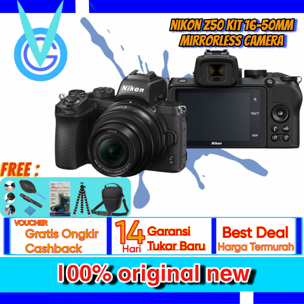 Jual Kamera Nikon Z50 Kit 1650mm Mirrorless Camera Shopee Indonesia