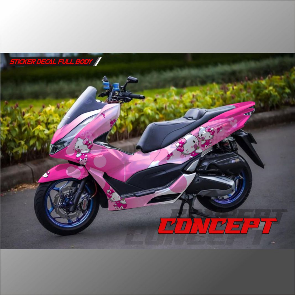 Jual Decal Sticker Honda Pcx 150160 Full Body Variasi Motif Hello