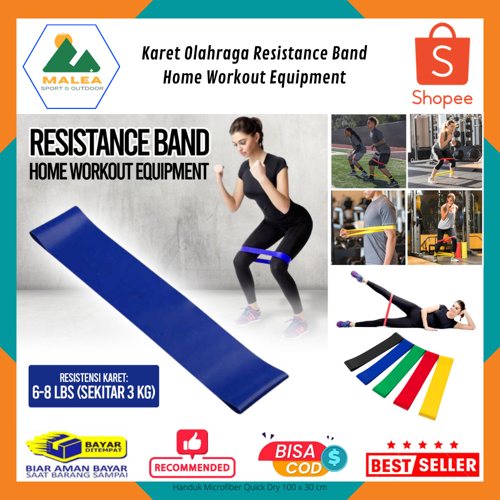 Karet Olahraga Resistance Band Home Workout Equipment Pita Elastis Tahan  Yoga Latihan Gym Kebugaran Karet Gelang Peralatan Latihan untuk Latihan