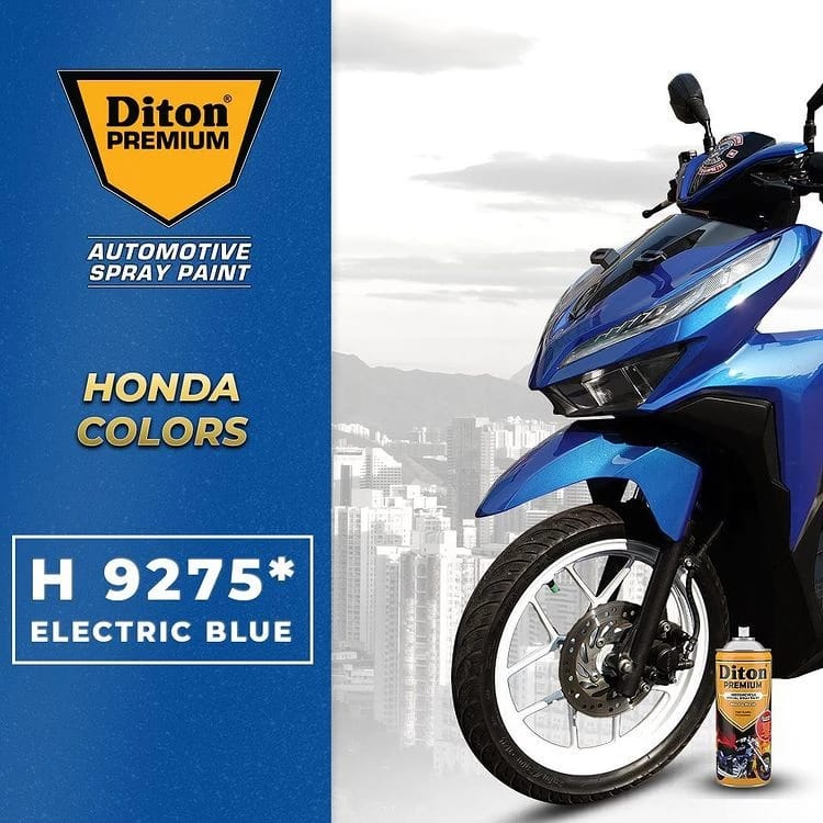 Jual Pilox Diton Premium Electric Blue 9275* Biru Metallic Metalik Cat ...