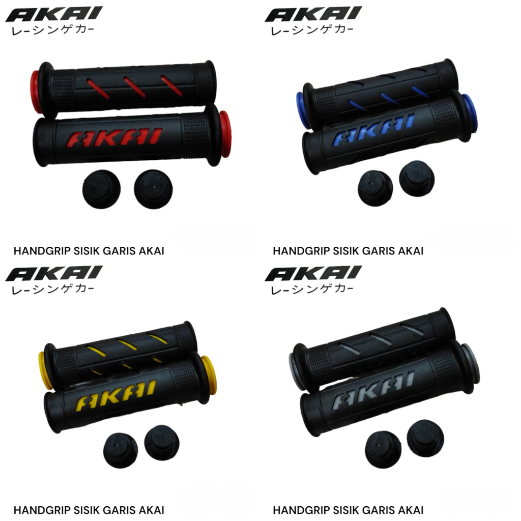 Jual Handgrip Akai Handgrip Motor Variasi Akai Garis Universal Nmax Aerox Pcx Vario R Vixion